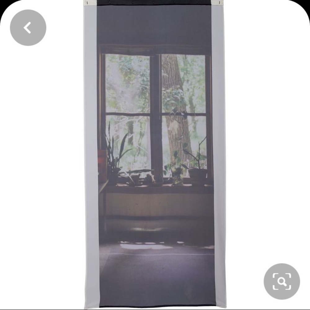 Window Wall Hanging CB2 curtain panel